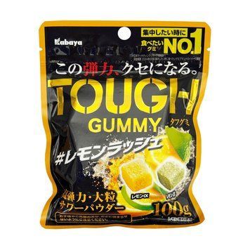 Жувальні цукерки Kabaya Tough Gummy Lemon Rush 100г 2314 фото