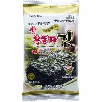 Чипсы нори Ock Dong Ja Sesame oil 4г 1547 фото