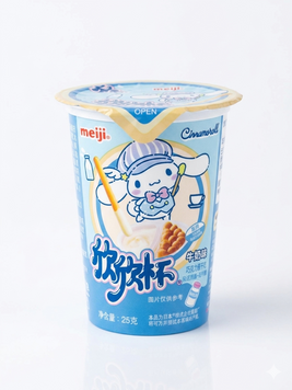 Печиво з кремовою пастою Meiji Milk 25г 2810 фото
