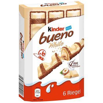 Батончики Kinder Bueno White 117г 1519 фото