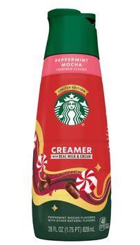 Вершки для кави Starbucks Peppermint Mocha Creamer 828мл 1346 фото