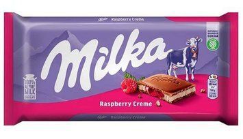 Шоколад&nbsp;Milka&nbsp;100г&nbsp;Raspberry&nbsp;Cream 1993 фото