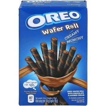 Трубочки Oreo Wafer Roll Chocolate 54г 1934 фото