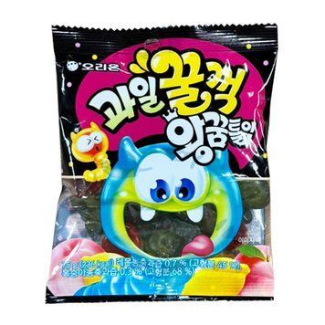 Желейки Orion Fruit Wang Kkumturi Gummy 75г 2325 фото