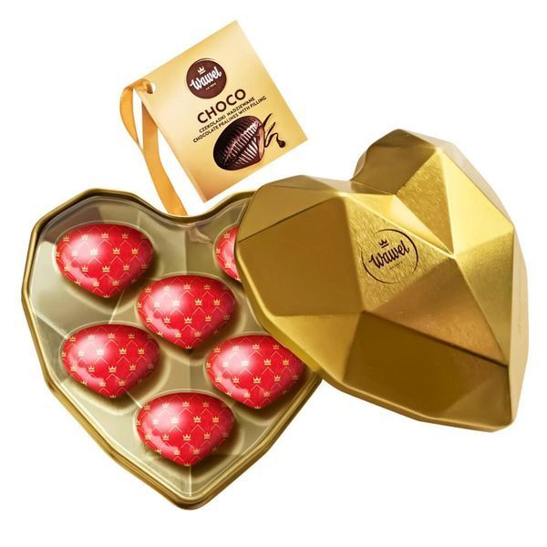 Подарочные&nbsp;конфеты&nbsp;WAWEL&nbsp;Heart&nbsp;Chocolate&nbsp;110г 2012 фото