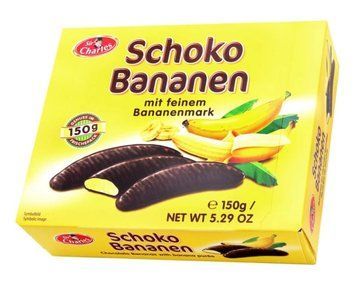 Конфеты&nbsp;Schoko-Bananen&nbsp;(банан&nbsp;в шоколаде)&nbsp;150г 1214 фото