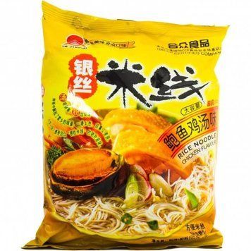 Лапша рисовая Hezhong вкус курицы и поймы 105г (слабоострая) 1043 фото