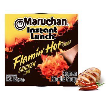 Лапша Maruchan Flamin' Hot Chicken 64г (середнеострая) 3734 фото