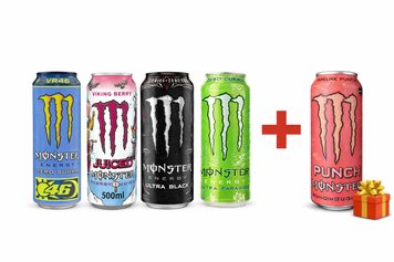 Энергетический набор Monster VR46+Viking Berry+Ultra Black+Paradise+Pipeline Punch 10011 фото
