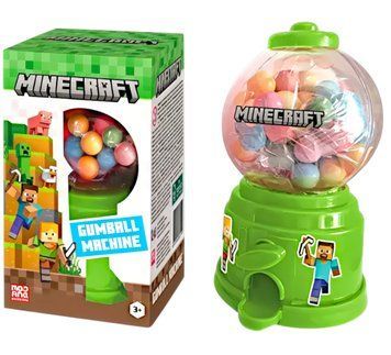 Диспенсер з цукерками Minecraft Gumball Machine 100г 2922 фото