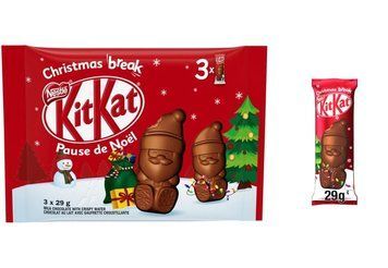 Шоколадные фигурки Kit Kat Christmas Break 87г 915 фото