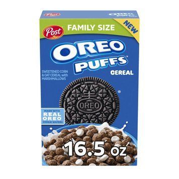 Сухий сніданок OREO PUFFS Chocolate Breakfast 467г 3658 фото