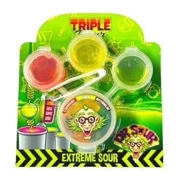 Жидкие кислые конфеты Dr. Sour Triple Dipper 54г 672 фото