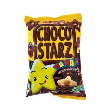 Снеки Ginbis Chocolate Soaked Corn Puff Bag 80г 2257 фото