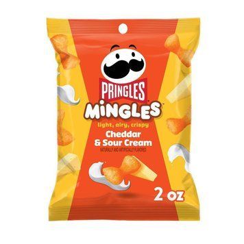 Снеки Pringles Mingles Cheddar and Sour Cream 56г 3357 фото