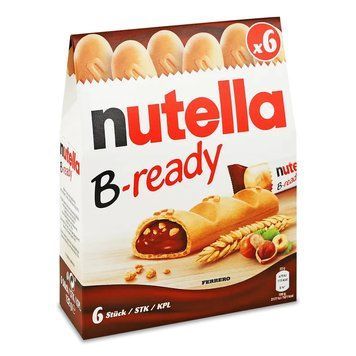 Шоколадный батончик с начинкой Nutella B-ready 132г 723 фото