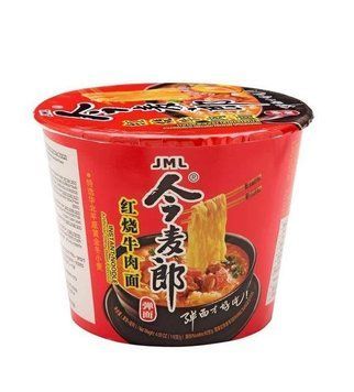 Лапша JML вкус тушеной говядины боул 116г (слабоострая) 2449 фото