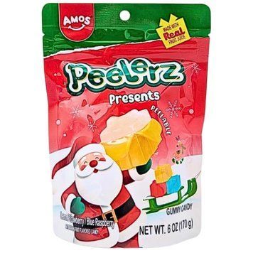 Желейні цукерки 4D Amos Peelerz Presents Christmas Gummy Sweets 170г 1862 фото