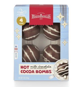 Шоколадные бомбочки Maud Borup Milk Chocolate Hot Cocoa Bombs 113г 1853 фото