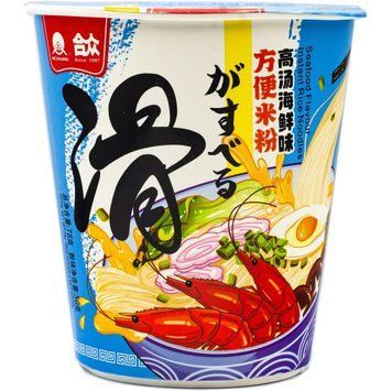 Локшина рисова HEZHONG смак морепродуктів CUP 78г (слабогостра) 3178 фото