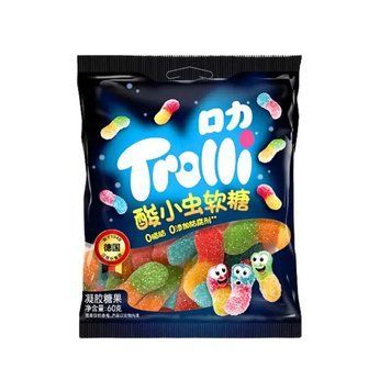 Желейки Trolli Oak Sugar Granules Q Bug Shape Gummy 60г 2647 фото