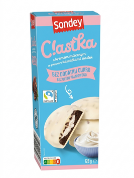 Печенье Sondey Clastka без сахара 128г 2861 фото