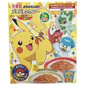 Карі швидкого приготування Marumiya Pokemon Pork&Sweet Veg. 120г 2244 фото