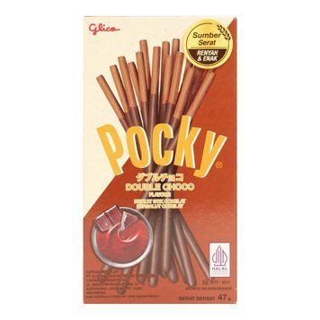 Соломка Glico Pocky Double Chocolate 47г 1803 фото