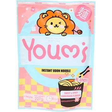 Лапша Instant Udon Noodle Youmi Sweet&Spicy Carbonara 227г (очень острая) 1025 фото