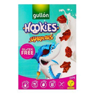 Печиво GULLON Hookies sharkies без глютену 250г 3532 фото