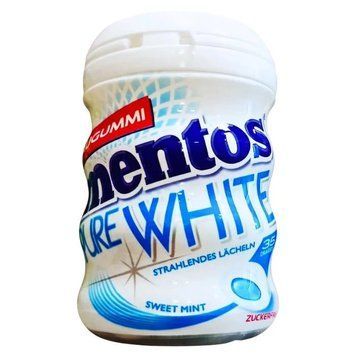 Жвачки&nbsp;Mentos&nbsp;Gum&nbsp;Pure&nbsp;White&nbsp;35&nbsp;dragees 1227 фото