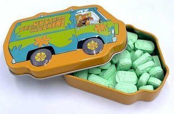 Конфеты Scooby-Doo and the Gang со вкусом кислого зеленого яблока 34г 1382 фото