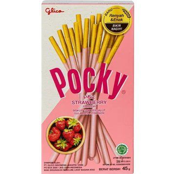 Соломка Glico Pocky Strawberry 45г 1805 фото