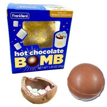 Шоколадная бомбочка Frankford Hot Chocolate Bomb Belgian 35г 1870 фото