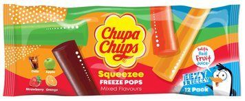 Льодяники Chupa Chups Squeezee Freeze Pops 540г 2935 фото