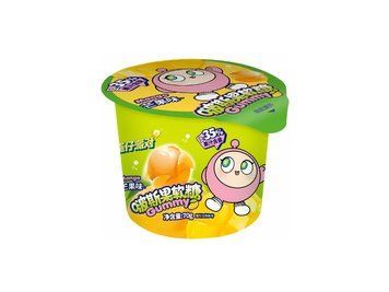 Желейки Haoliyuan Egg Party Mango Peel Gummies 70г 2412 фото