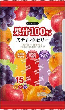 Желейки Ribbon 100% Fruit Juice Stick Jelly 15pcs 225г 2352 фото