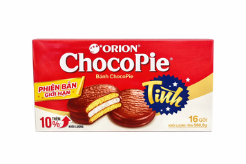 Шоколадное пирожное Choco Pie Orion Original 560г 16шт 1891 фото