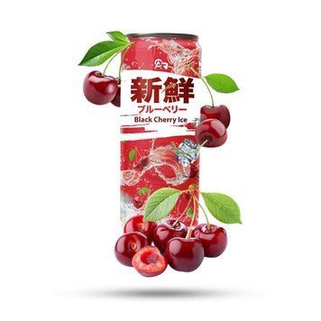 Напиток газированный ACR Black Cherry Ice 330ml 1316 фото