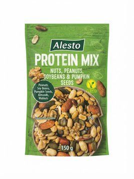 Орешки Alesto Peanuts, Soybeans&Pumpkin Seeds prote&iacute;n mix 150г 3342 фото