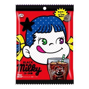 Цукерки Fujiya Milky Black Cola Flavor 64г 2310 фото