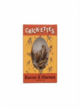 Снеки з цвіркунів Crick-Ettes Bacon & Cheese 3366 фото
