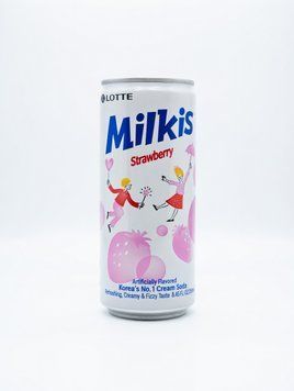 Фруктовий газований напій Milkis зі смаком полуниці 250мл 773 фото