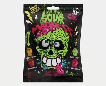 Леденцы Agro Sour Madness 60г 3447 фото