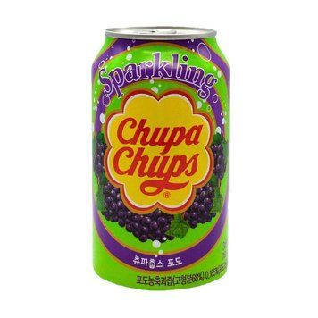 Напій газований Chupa Chups Grape 345мл 2834 фото