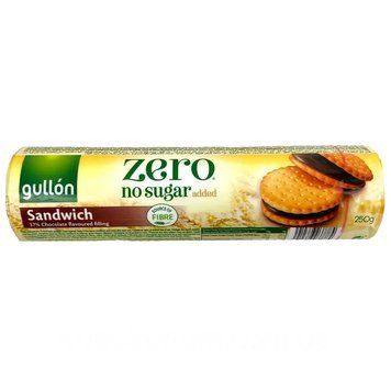 Печенье с шоколадом без сахара Gullon Duo Chocolate 250г 192 фото